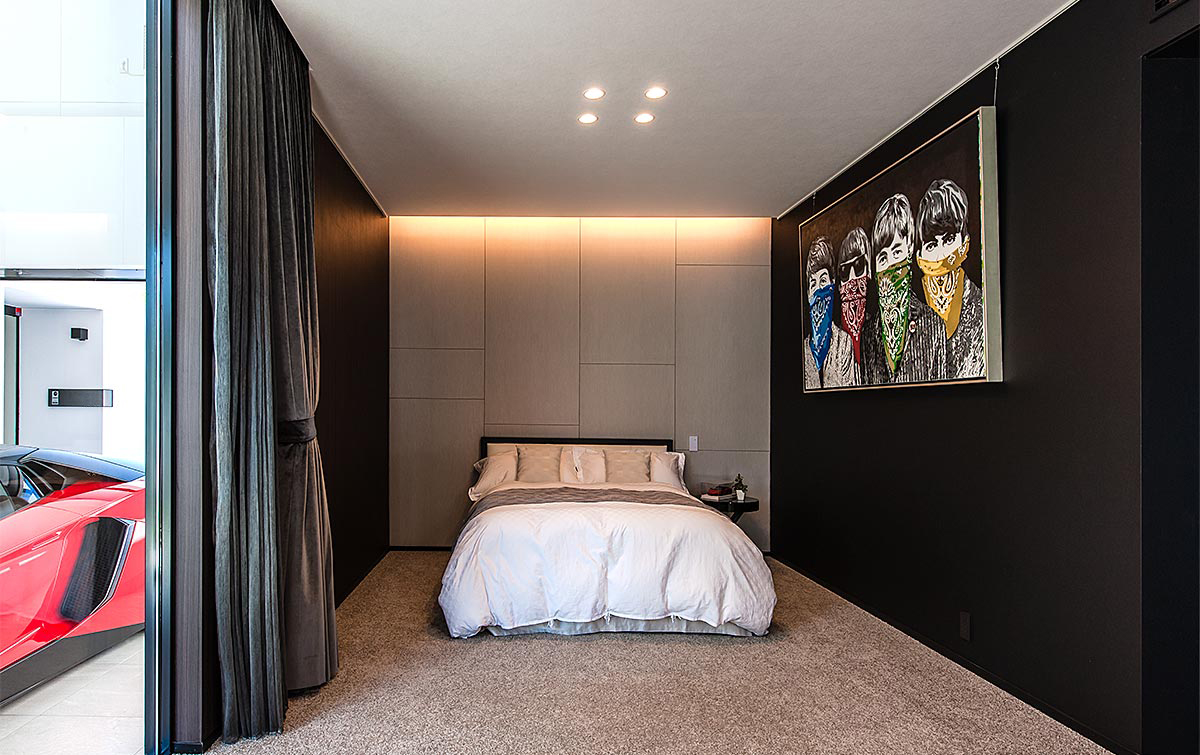 Bedroom design modern│高級住宅 モダンな寝室　ガレージハウス