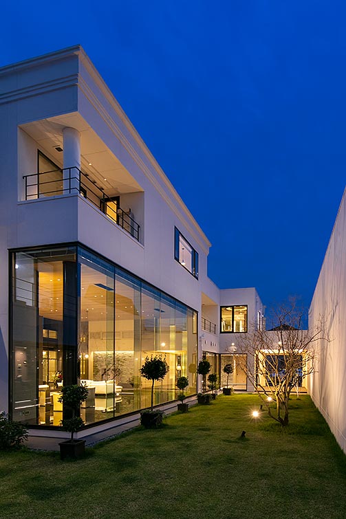 Modern house Exterior design design│高級住宅コートハウスの外観