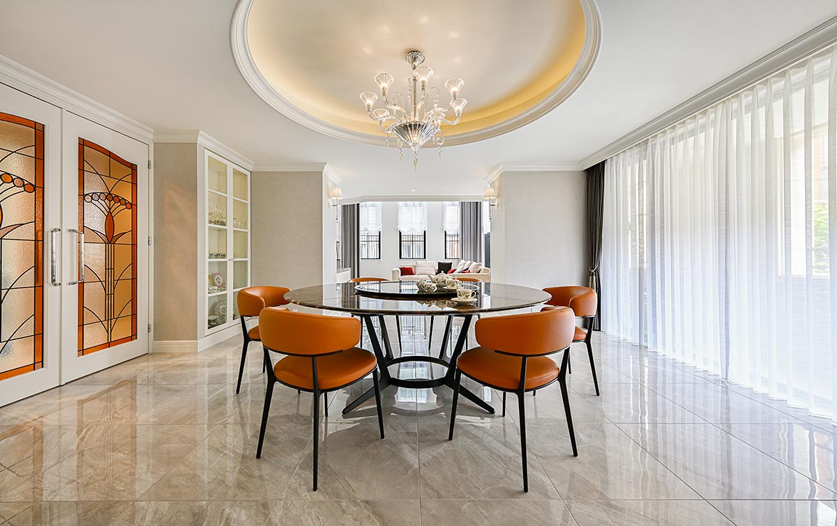 Modern elegant dining design
