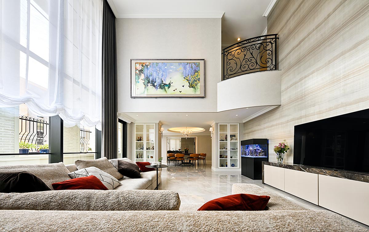 Modern elegant living design