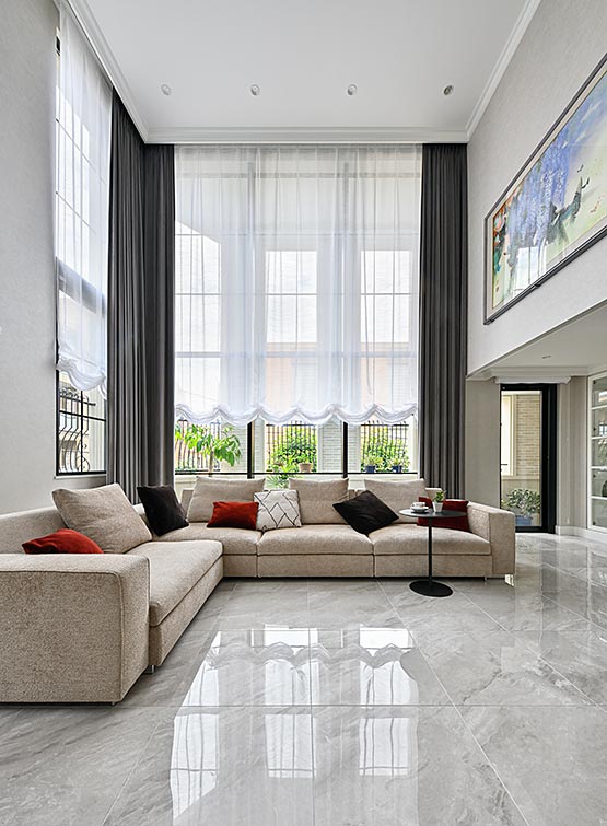 Modern elegant living design