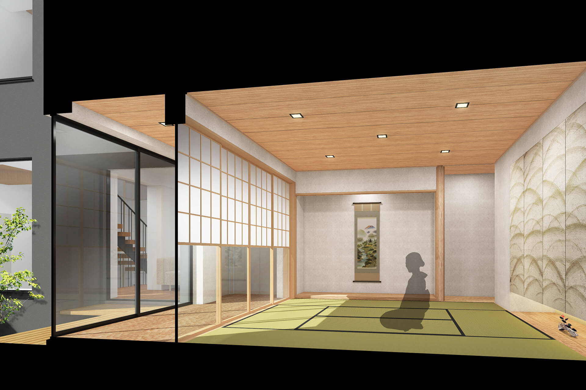 高級住宅のCG
