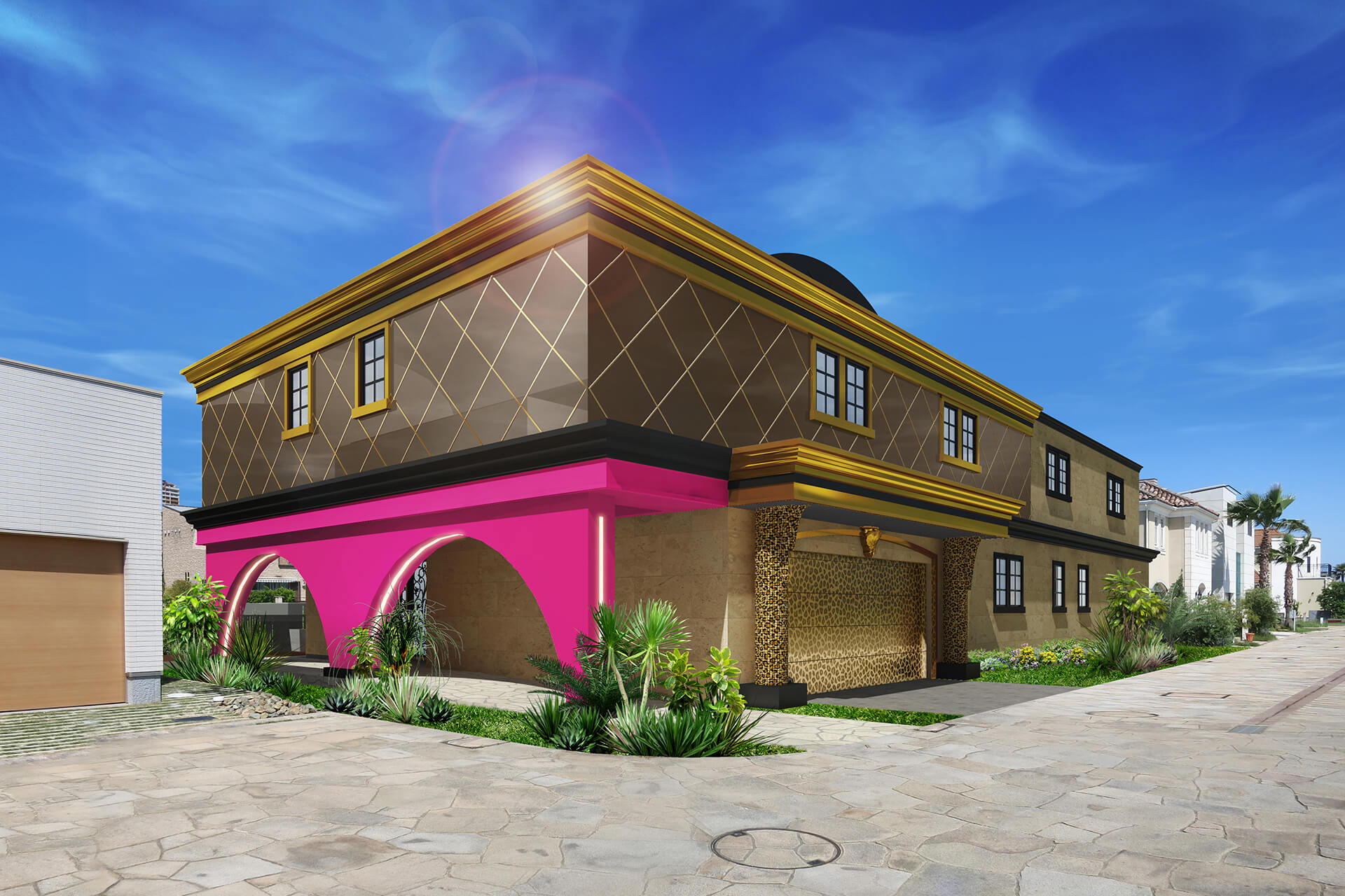 高級住宅の外観