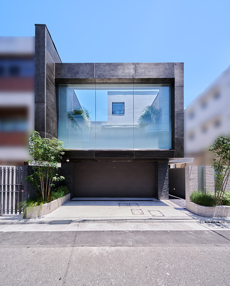 高級住宅の外観