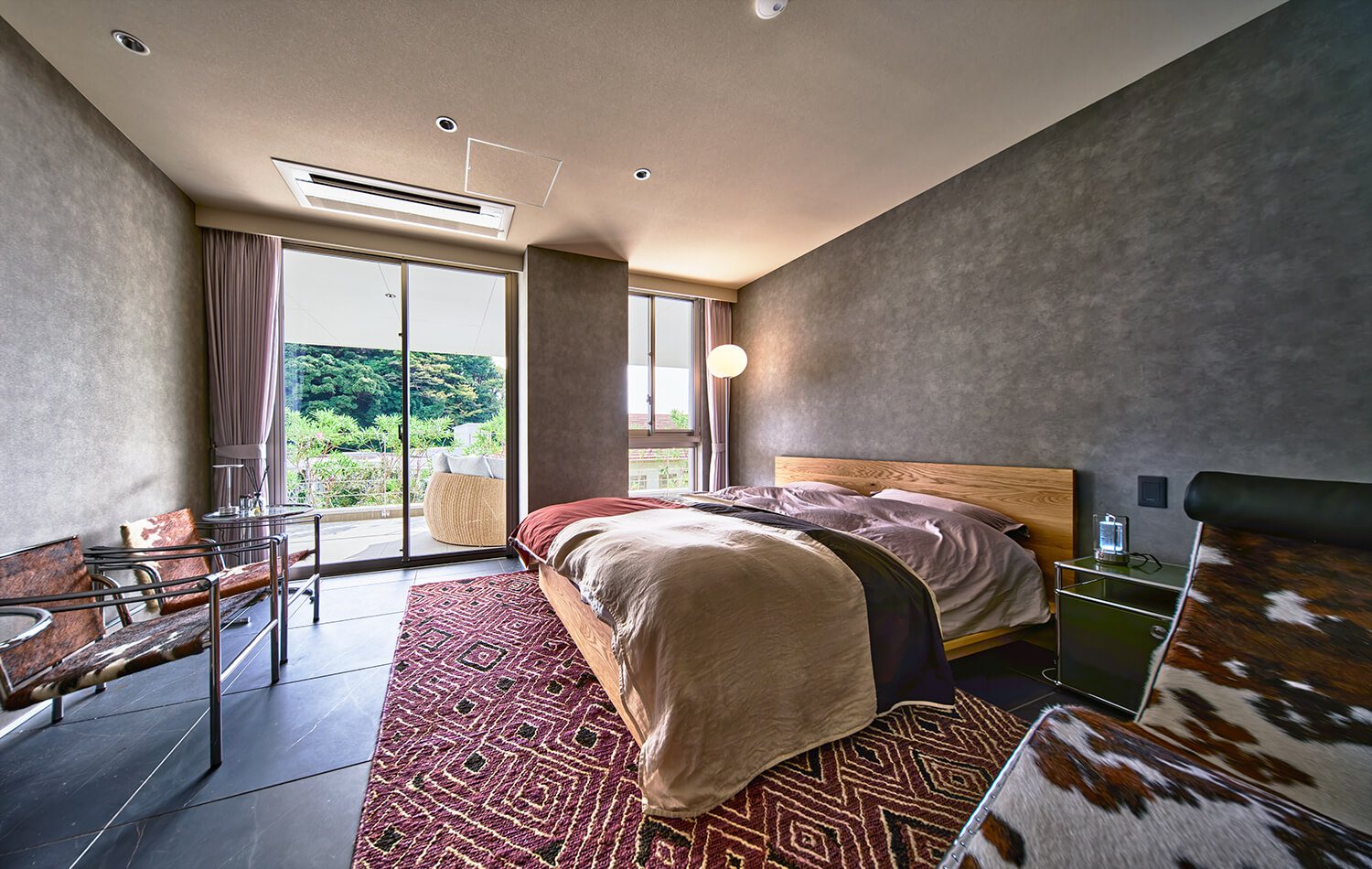 高級住宅の寝室