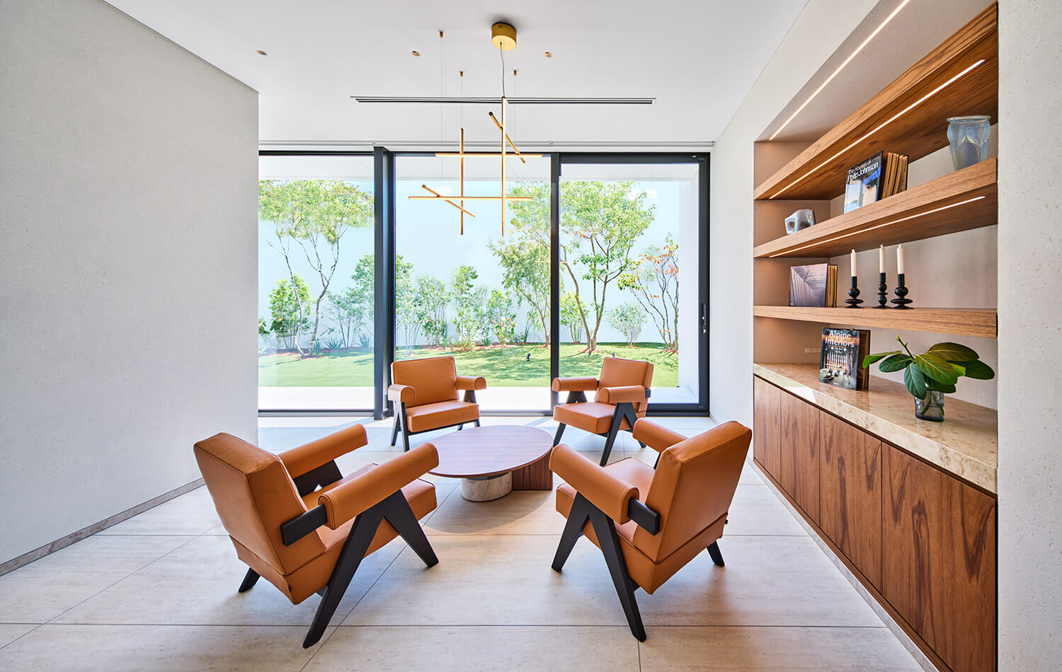 高級注文住宅のレセプションルーム