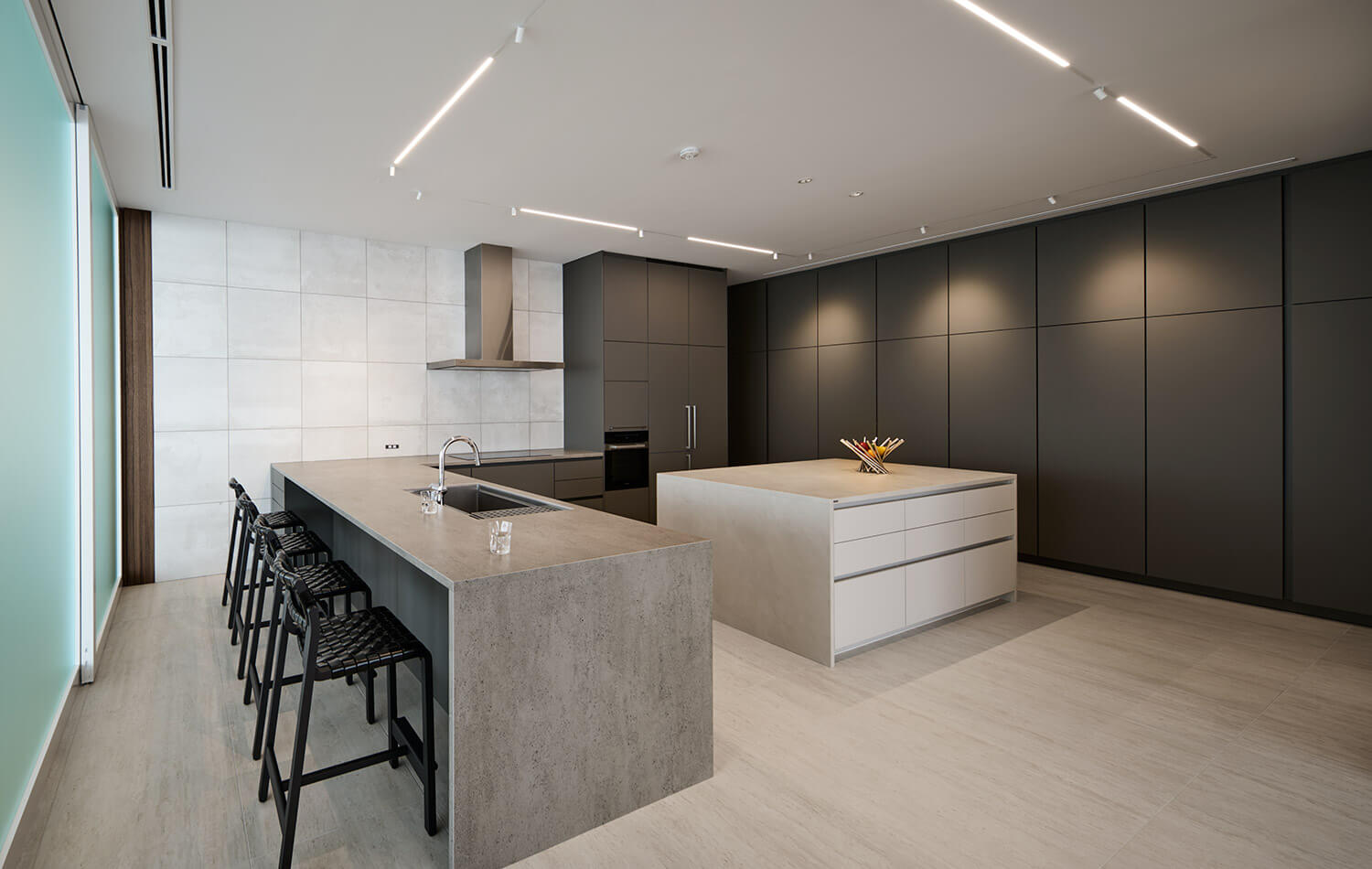 高級注文住宅のキッチン