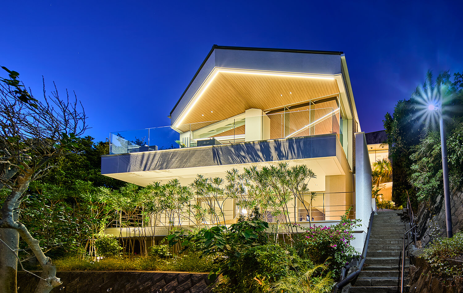 高級住宅の外観