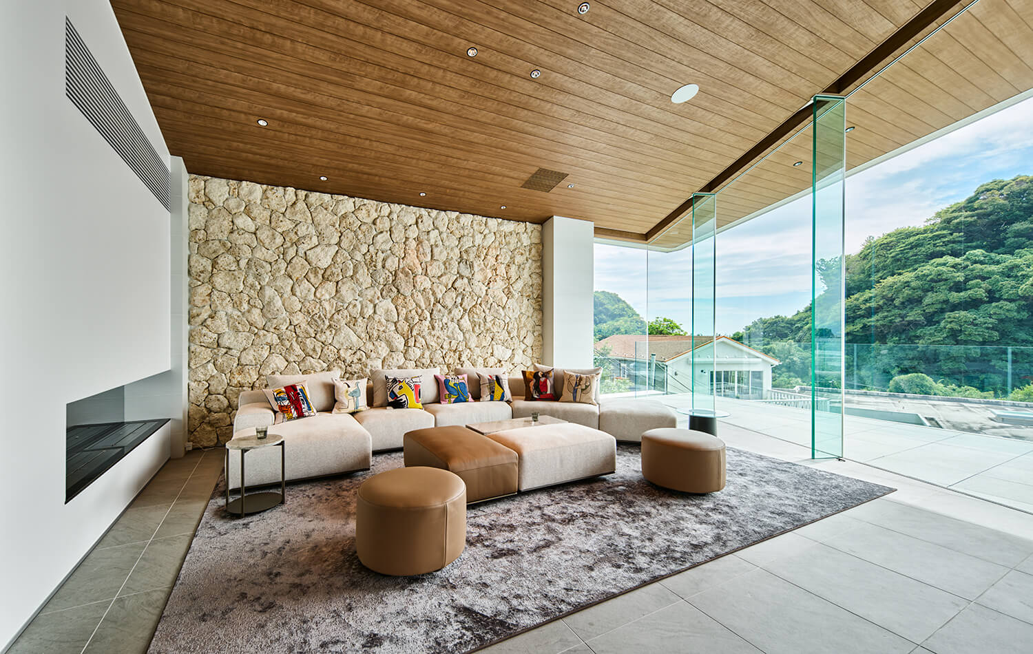 高級住宅のリビング