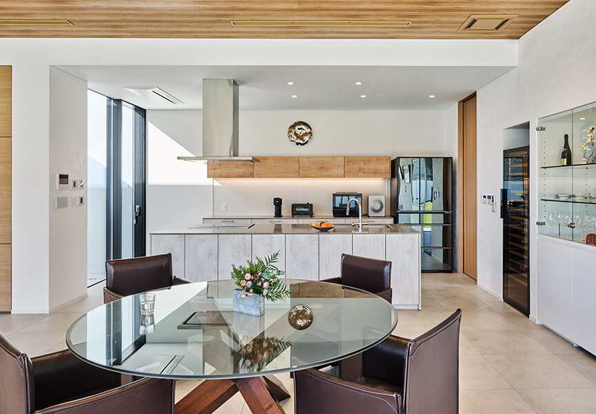 高級住宅のキッチン