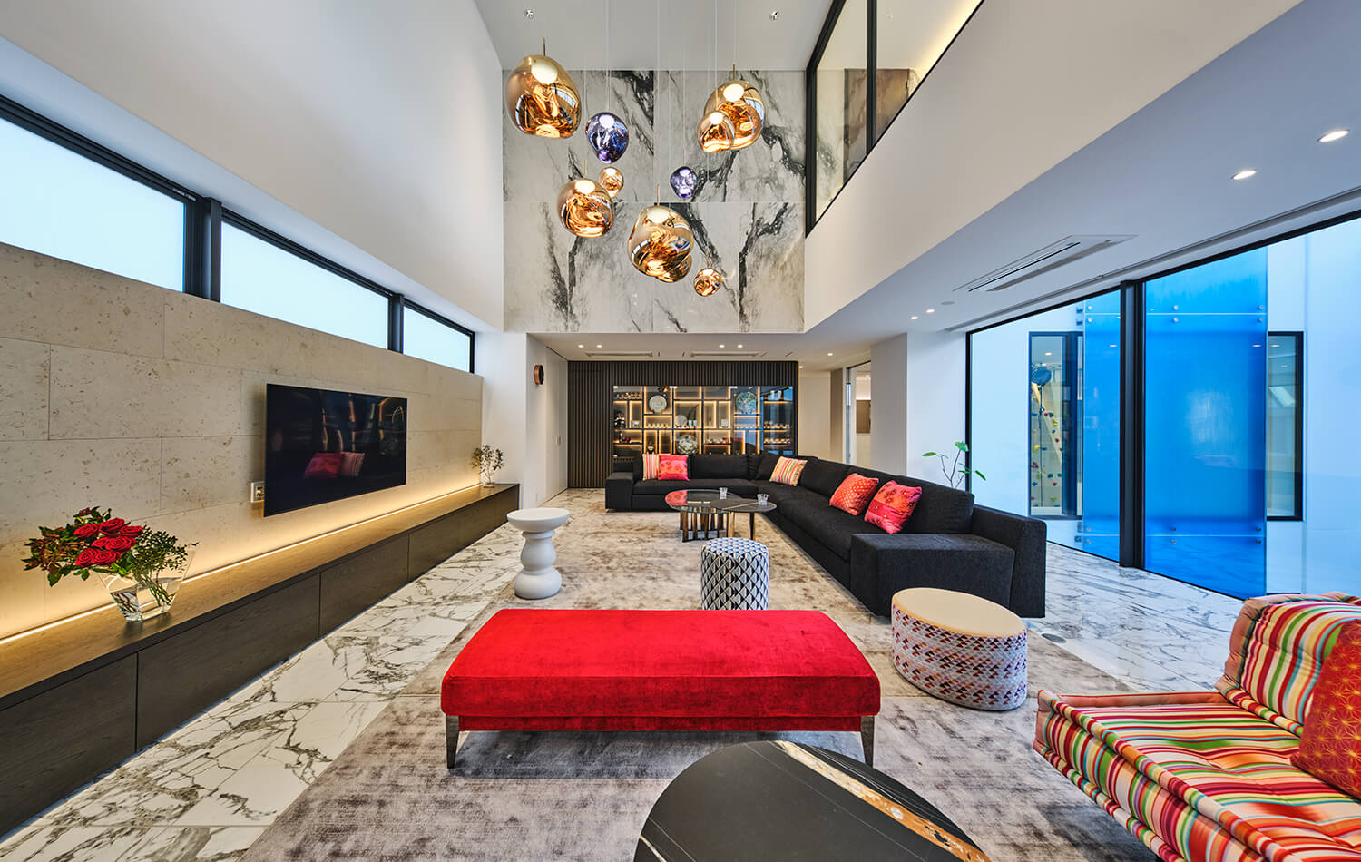 高級住宅のリビング