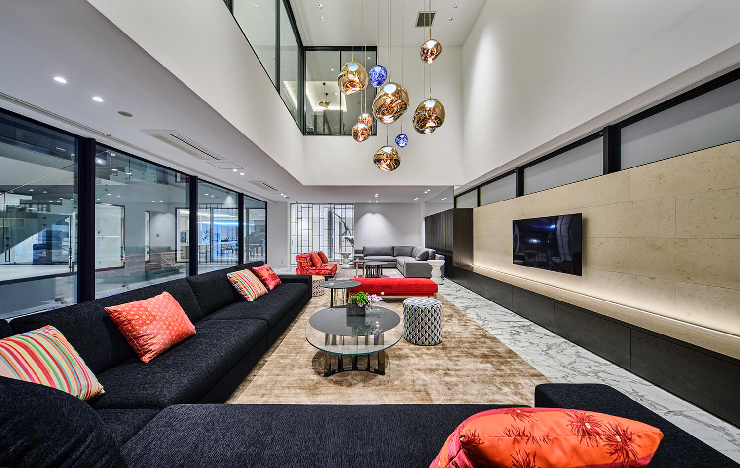 高級住宅のリビング