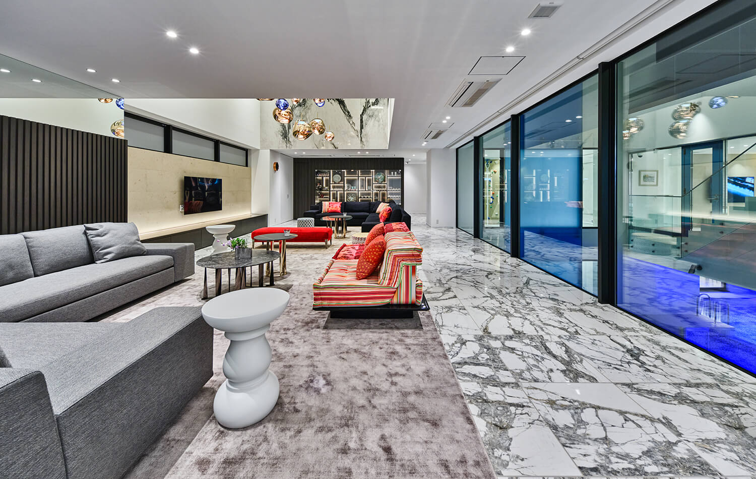 高級住宅のリビング