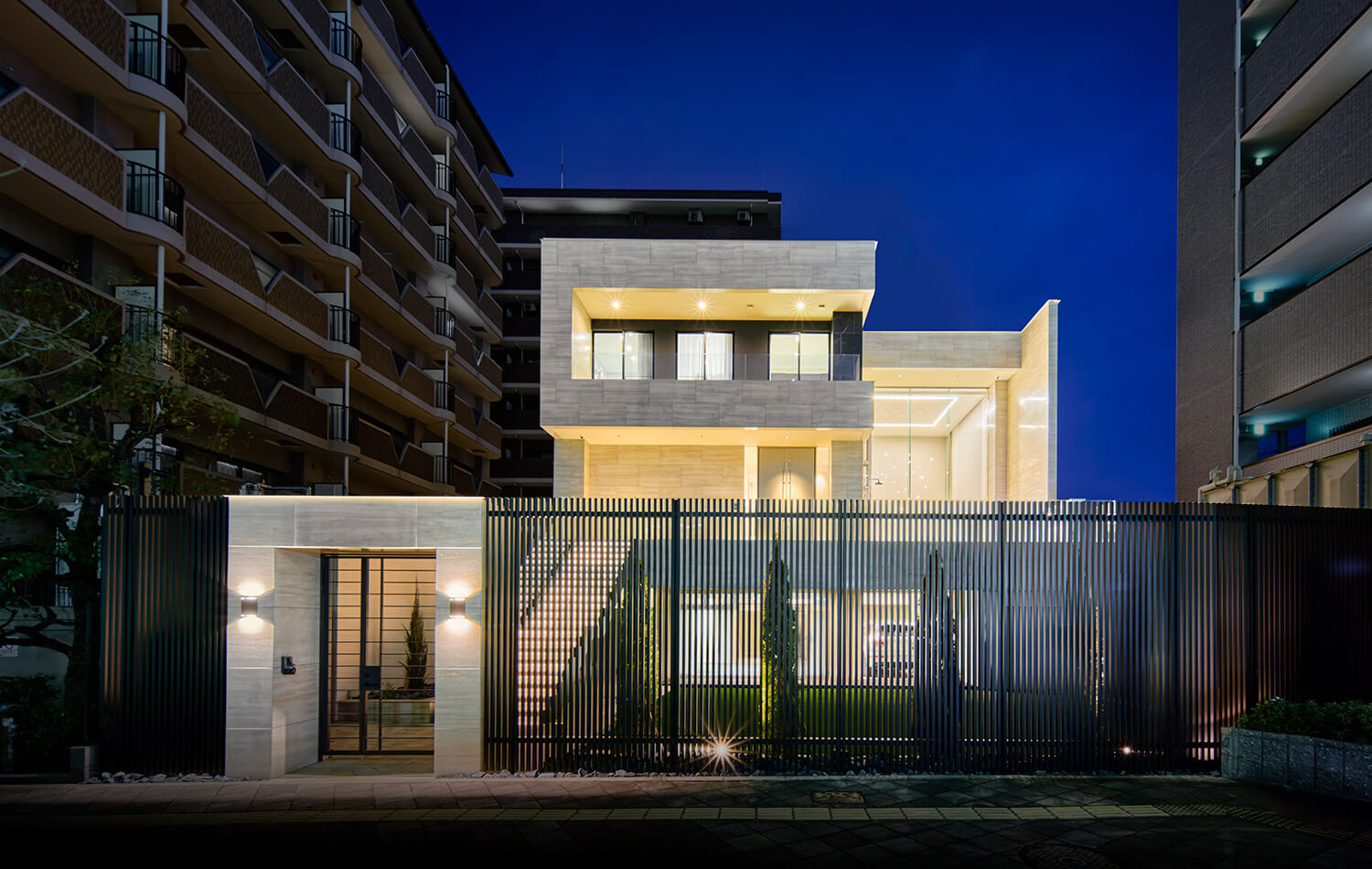 高級住宅の外観