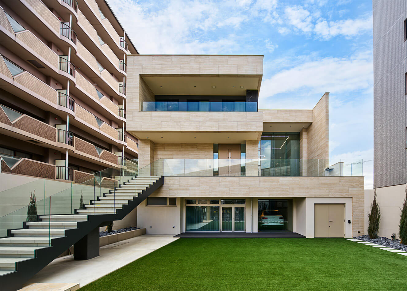 高級住宅の外観