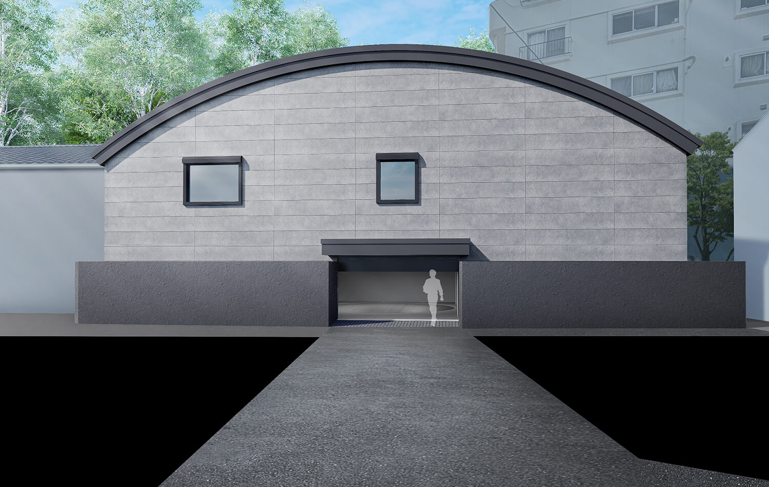 高級住宅の外観CG