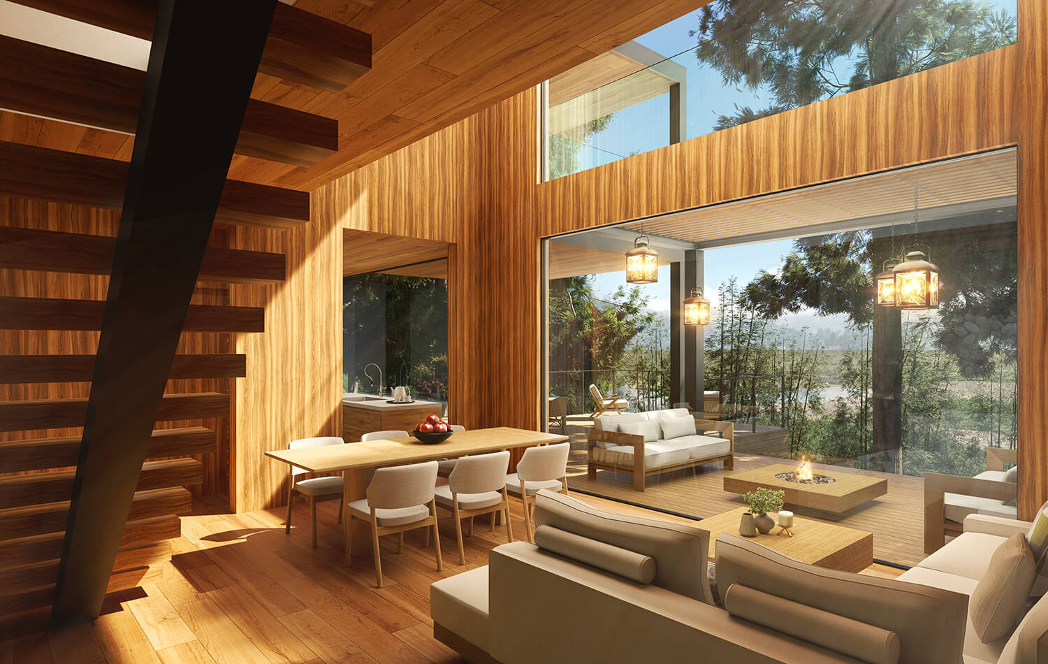 高級住宅のLDK　CG