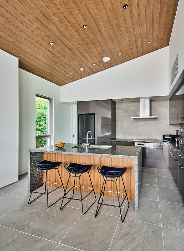 高級住宅のキッチン