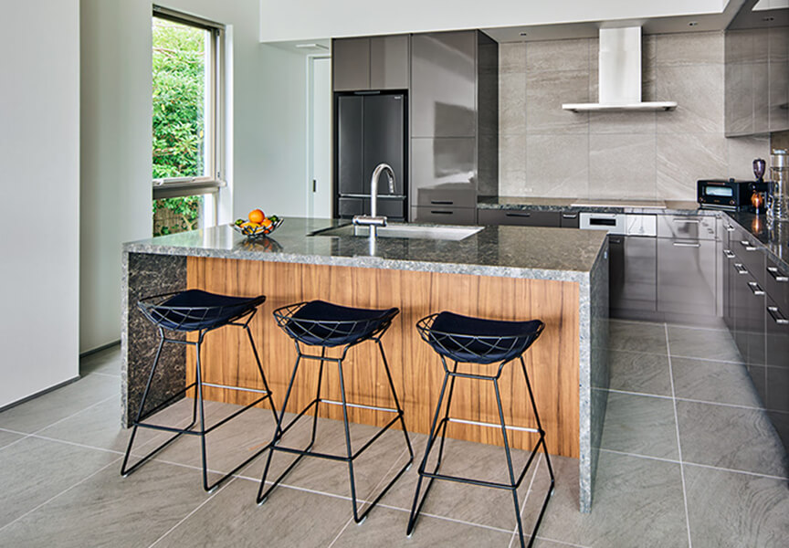 高級住宅のキッチン