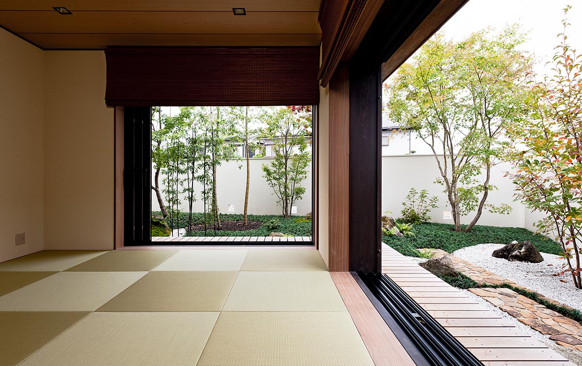 Japanese-style room design With Japanese garden│高級住宅