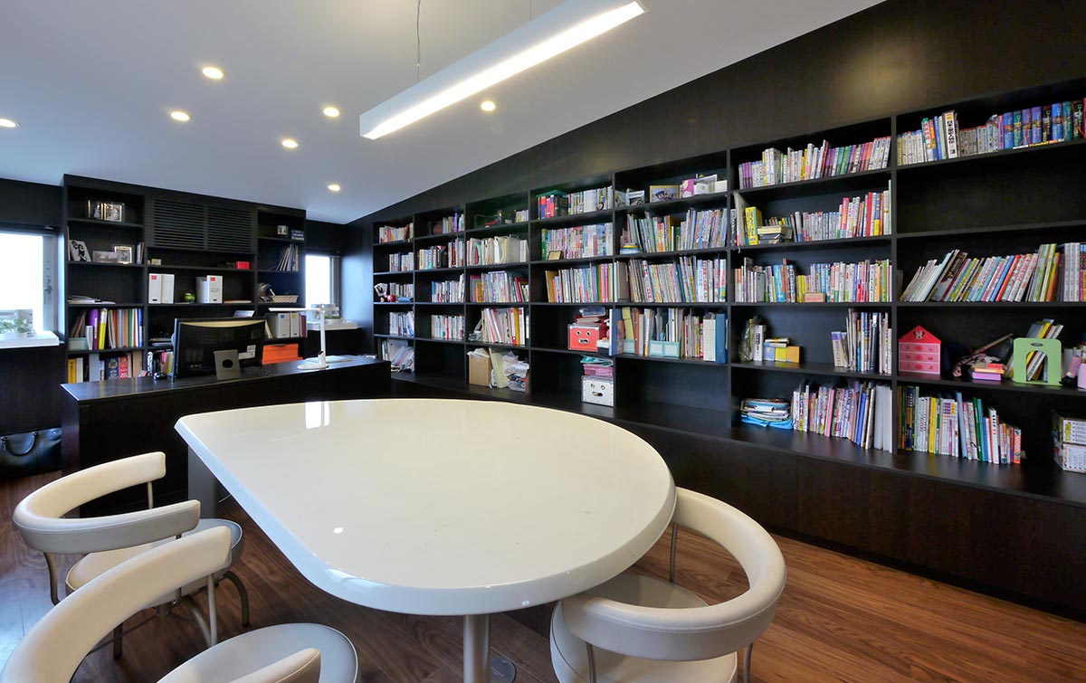 Home library design│高級住宅