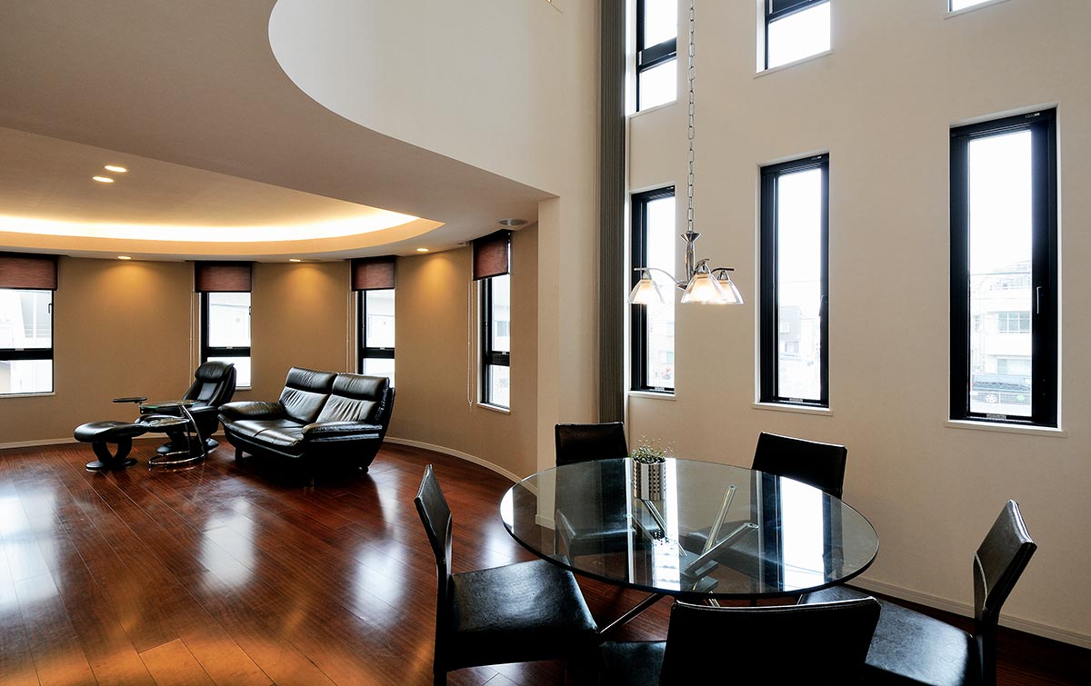 modern living dining design wood│高級住宅