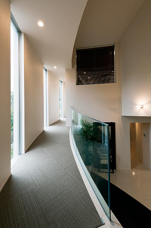 Modern corridor design│高級住宅