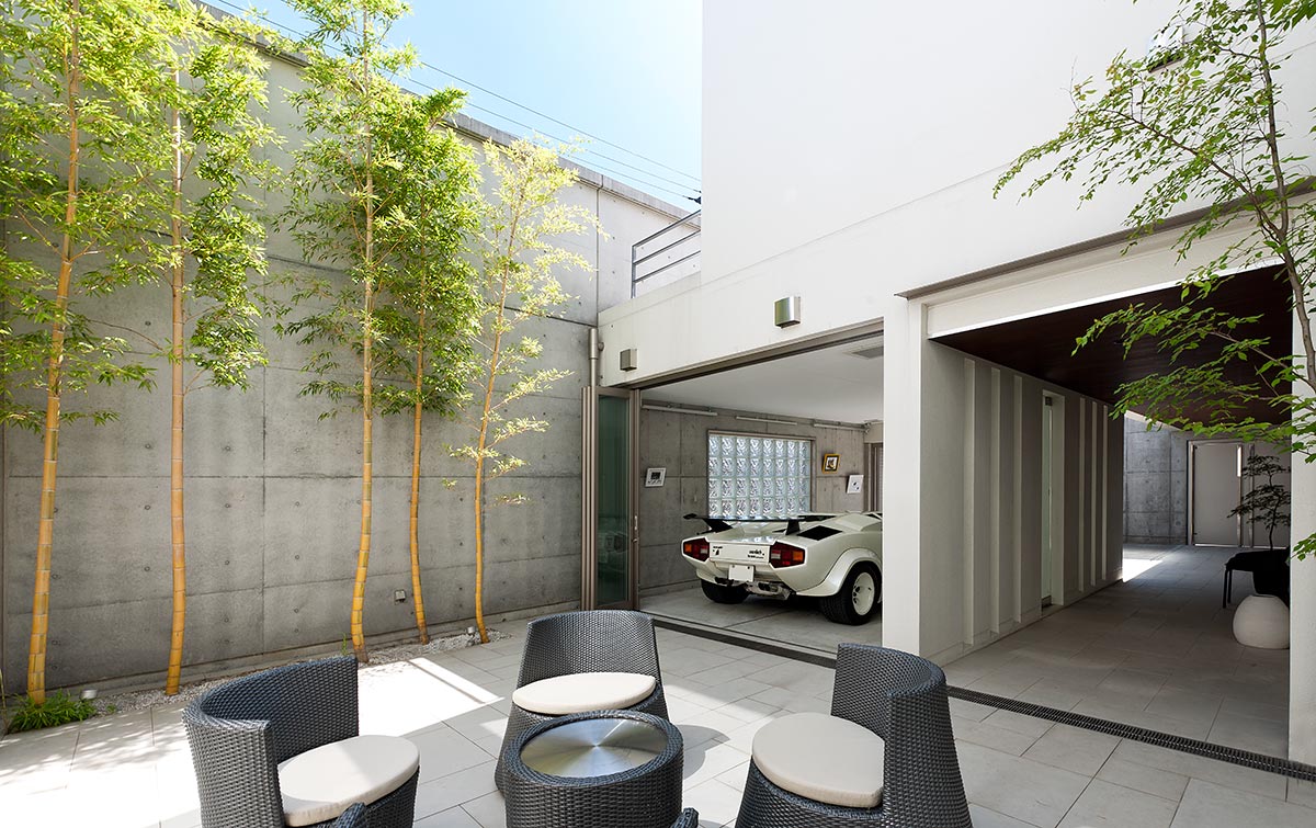 Terrace design View car│高級住宅
