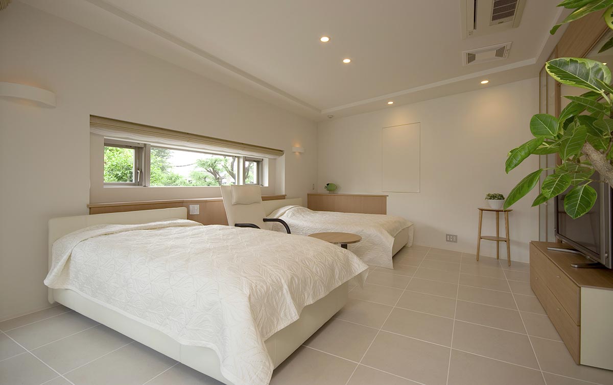 Natural modern bedroom design│高級住宅
