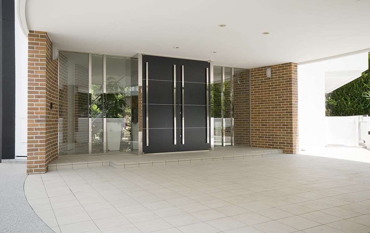 modern entrance design outdoors│高級住宅