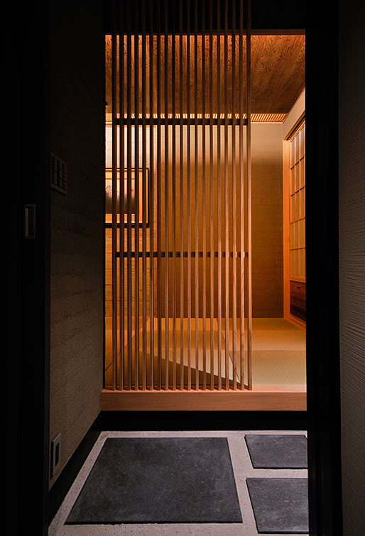 Modern Japanese-style room design approach│高級住宅