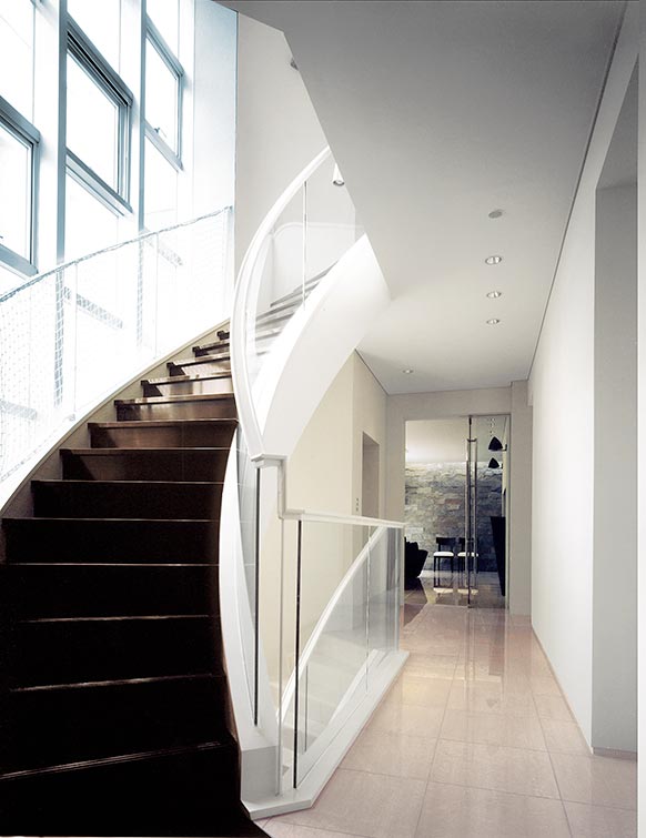 高級住宅階段のデザイン