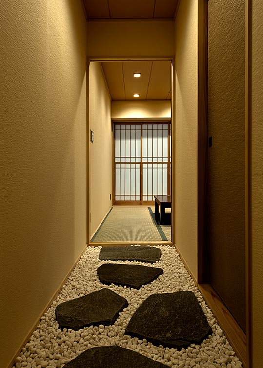 Japanese-style room design approach│高級住宅