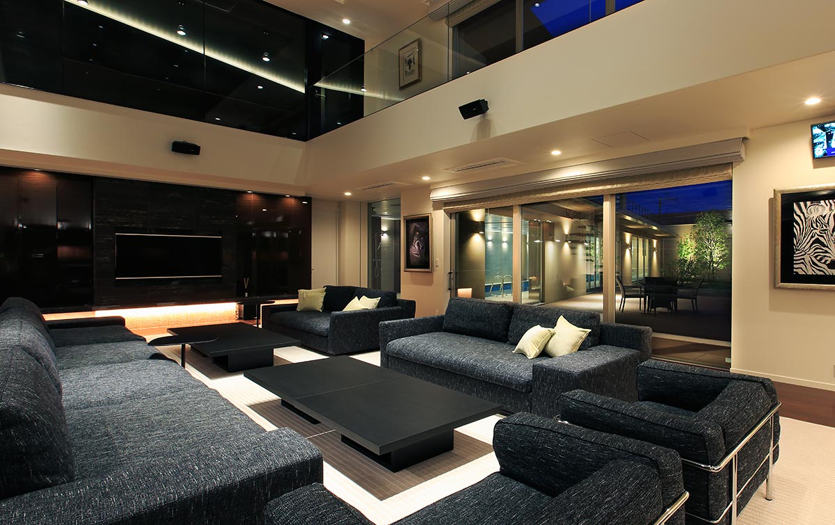 Modern living design High ceiling│高級住宅