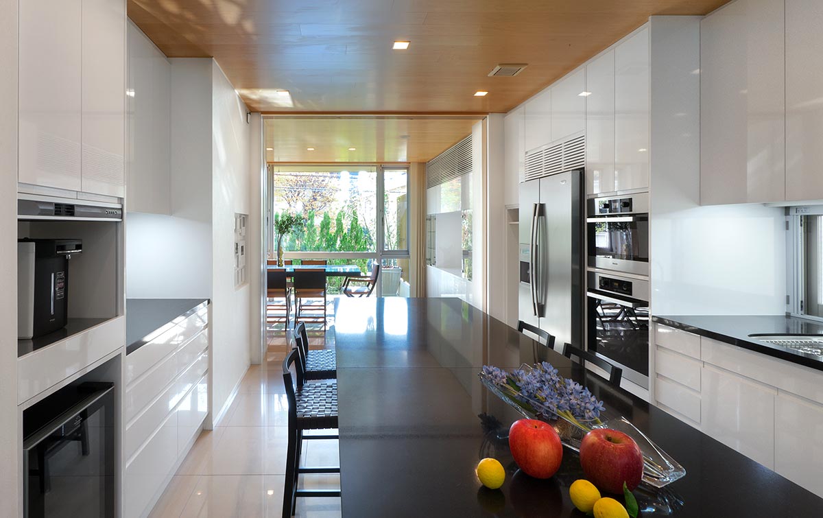 Modern kitchen design Ceiling wood│高級住宅