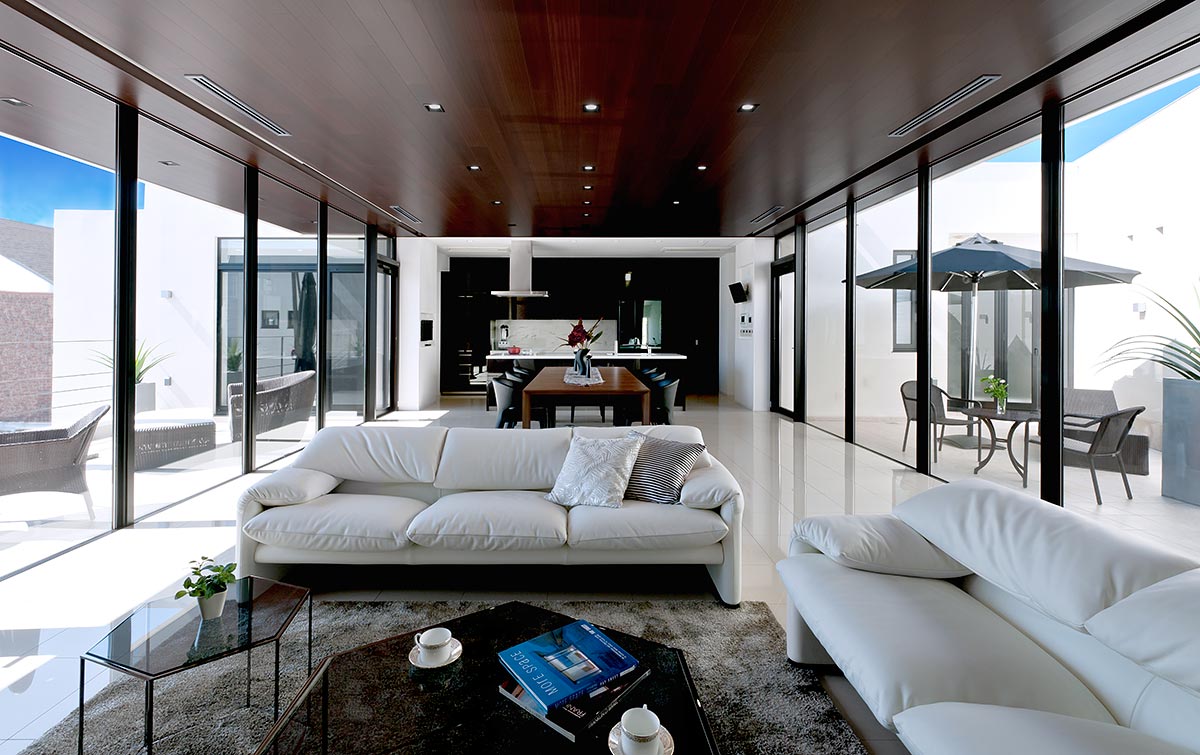 modern Resort style living room│高級住宅　リビング
