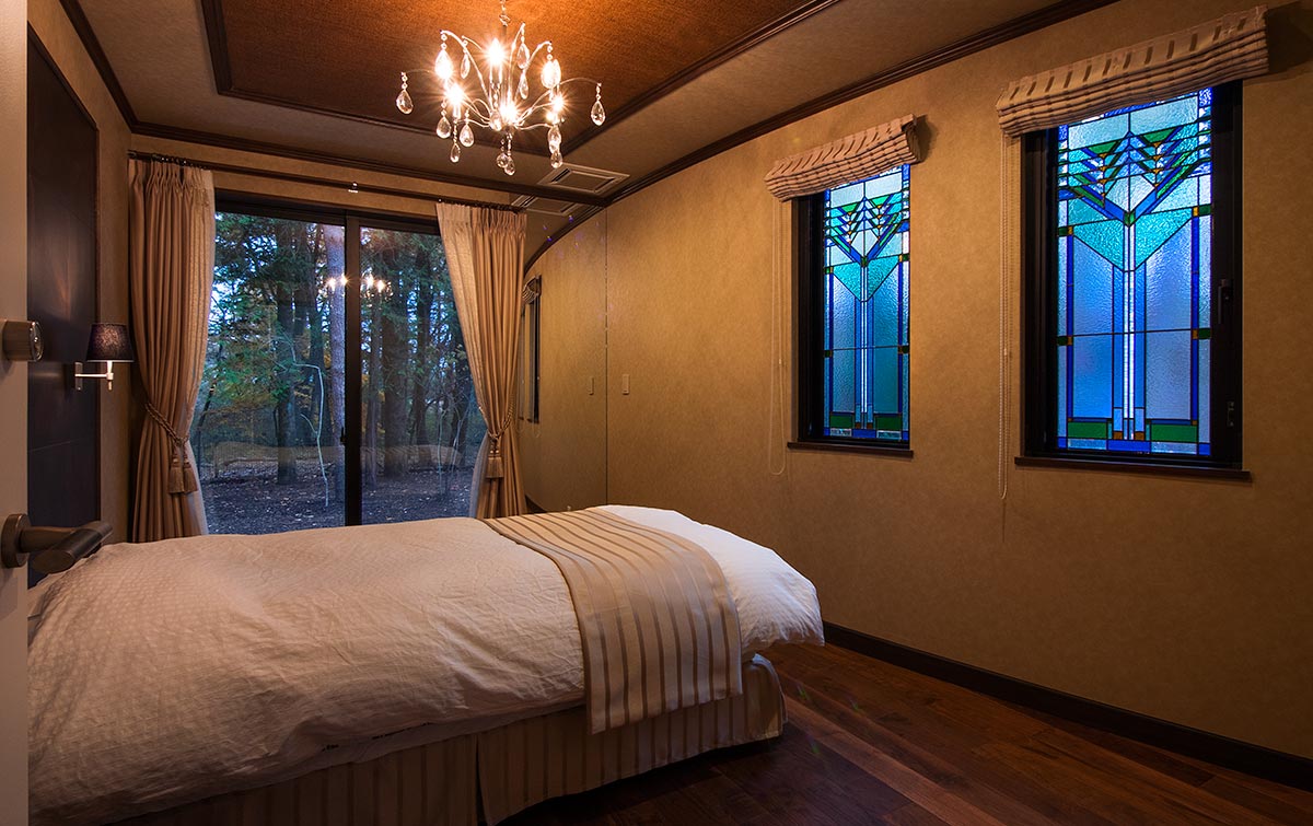 Traditional bedroom│高級住宅 ベッドルーム