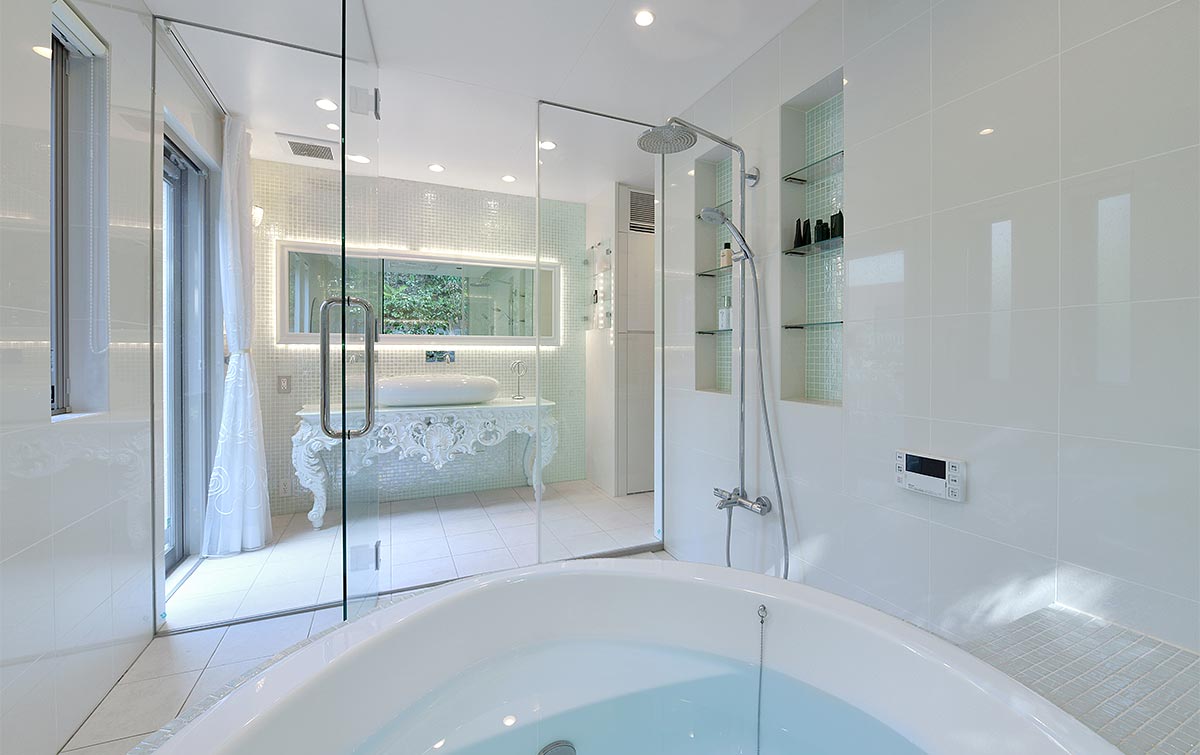 Bathroom design Modern elegant│高級住宅　モダンエレガントなバスルーム
