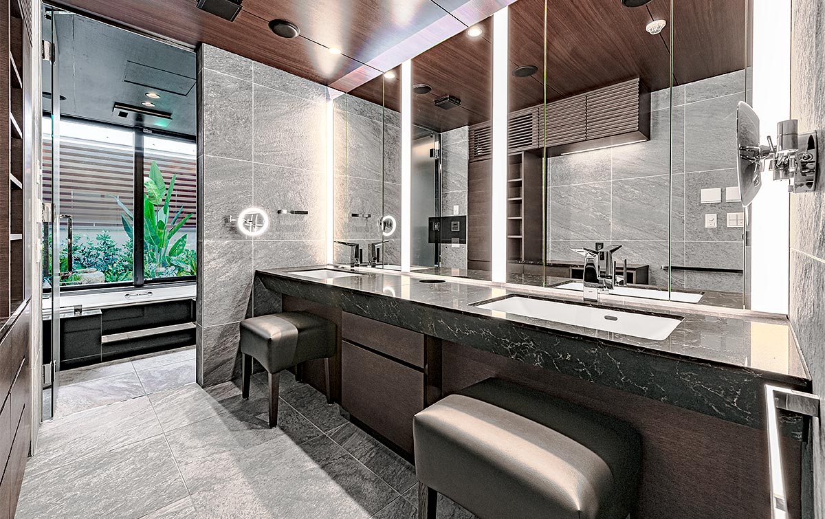 modern Bathroom design│高級住宅 ホテルライクなバスルーム